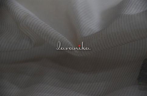 Pure Tissue Silk Fabric with Golden Zari Lines (Dyeable) Dno20966GTZLYRFD